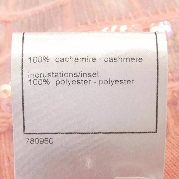 100% Cashmere
Combo: 100% Polyester
COLLECTORS ITEM - SIGNATURE CHANEL 38 - Picture 9 of 12